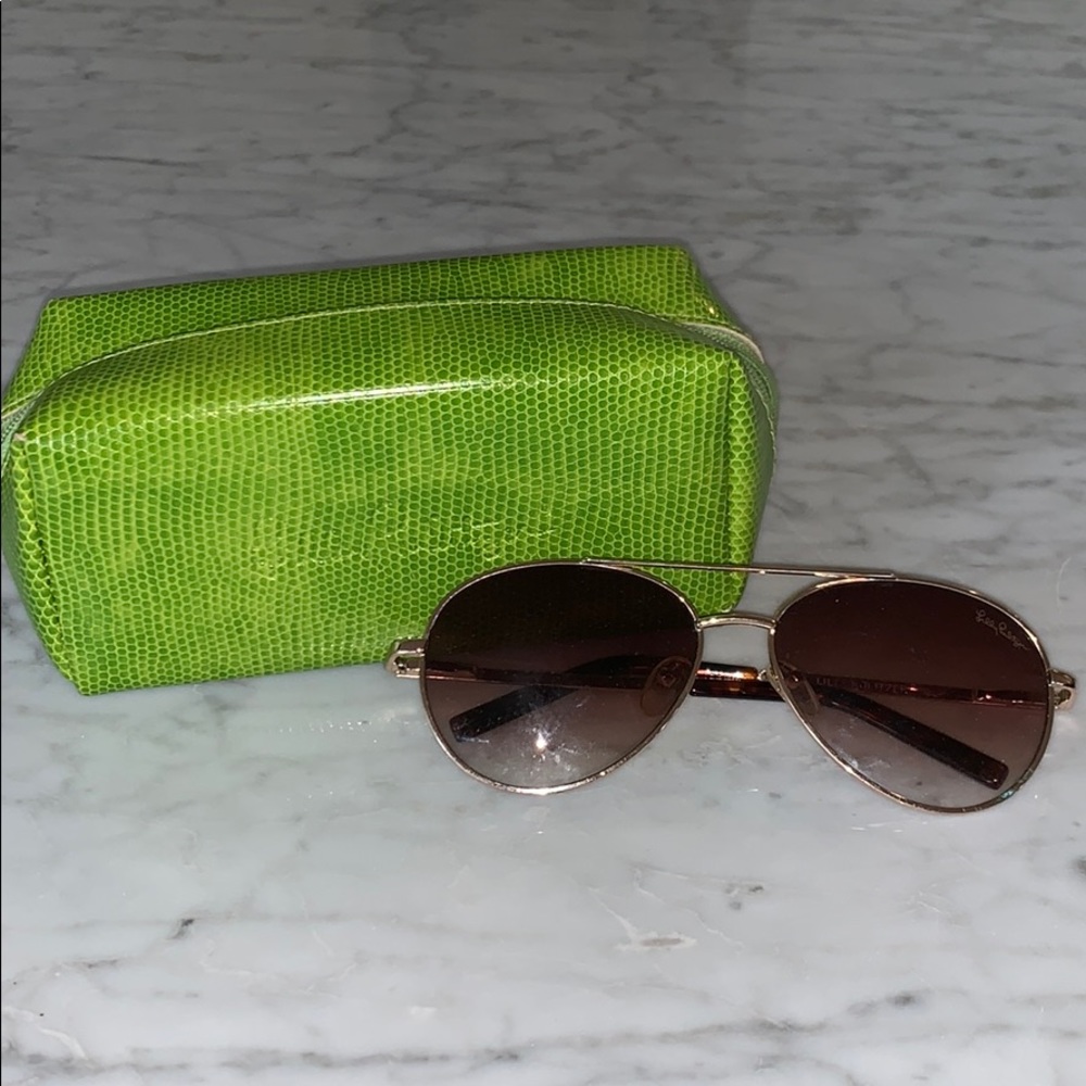 Lilly Pulitzer Aviator Sunglasses